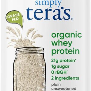 Simply tera’s Organic Whey Protein Powder – 12 Oz