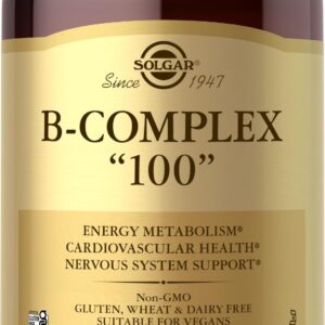 Solgar B Vitamins Capsule – 100 servings