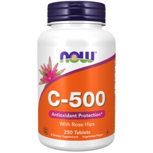 NOW Supplements Vitamin C Tablet – 250 tablets