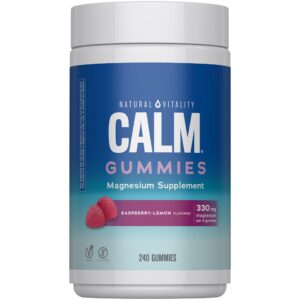 Natural Vitality Calm Relaxation Formulas 330 mg Gummy