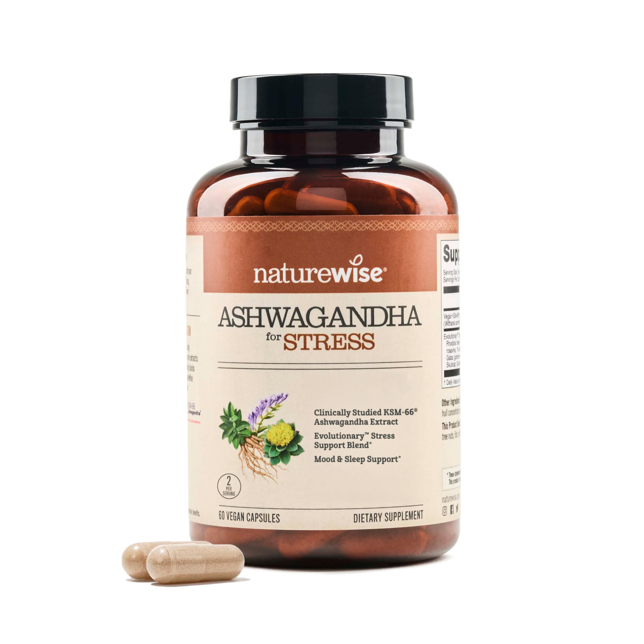 NatureWise Ashwagandha Capsule – 60 capsules