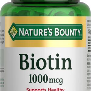 Nature’s Bounty Biotin 1000 mcg Tablet – 100 tablets