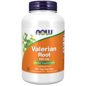 NOW Foods Valerian 500 mg Capsule – 250 capsules