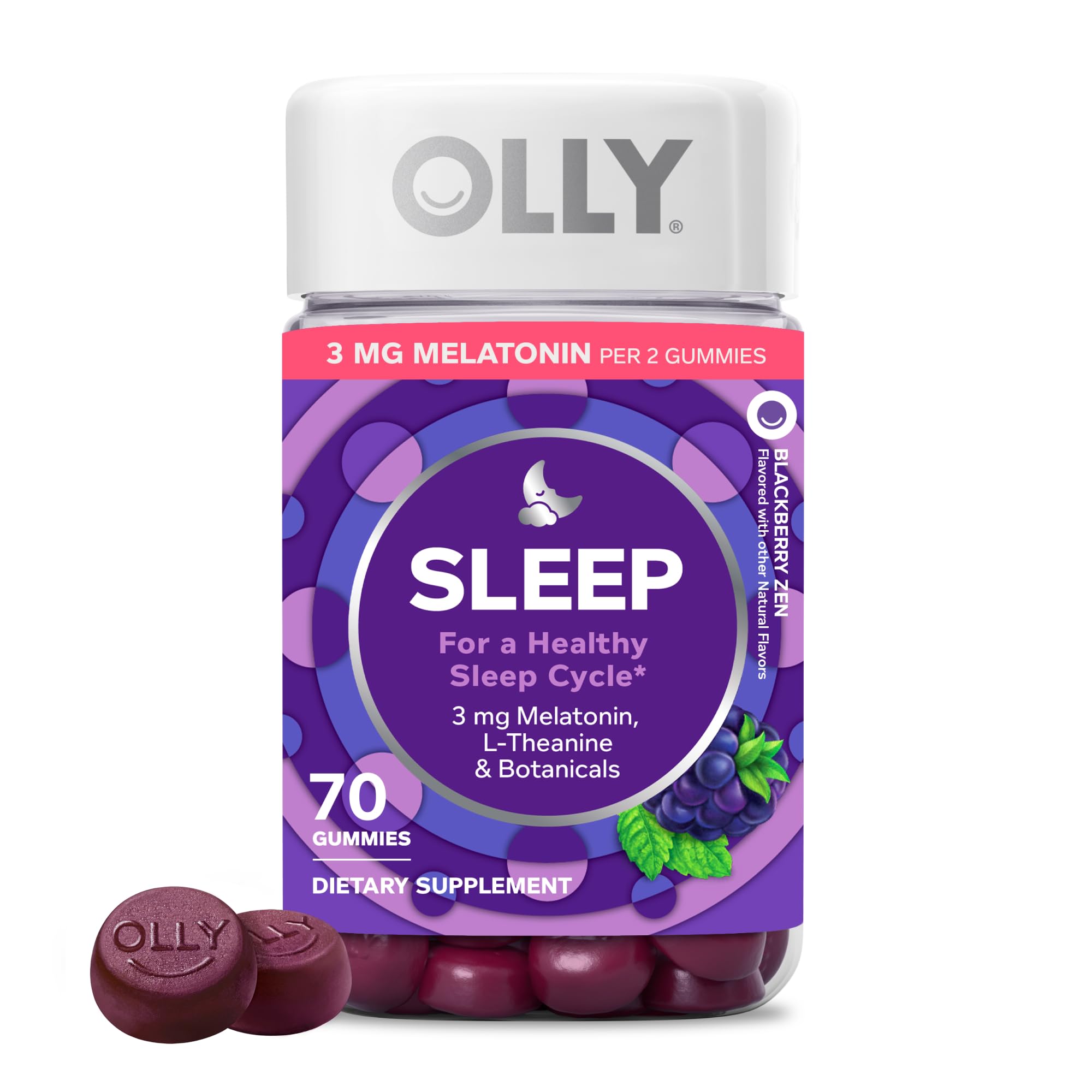 OLLY Melatonin 3 mg Gummy – 70 count