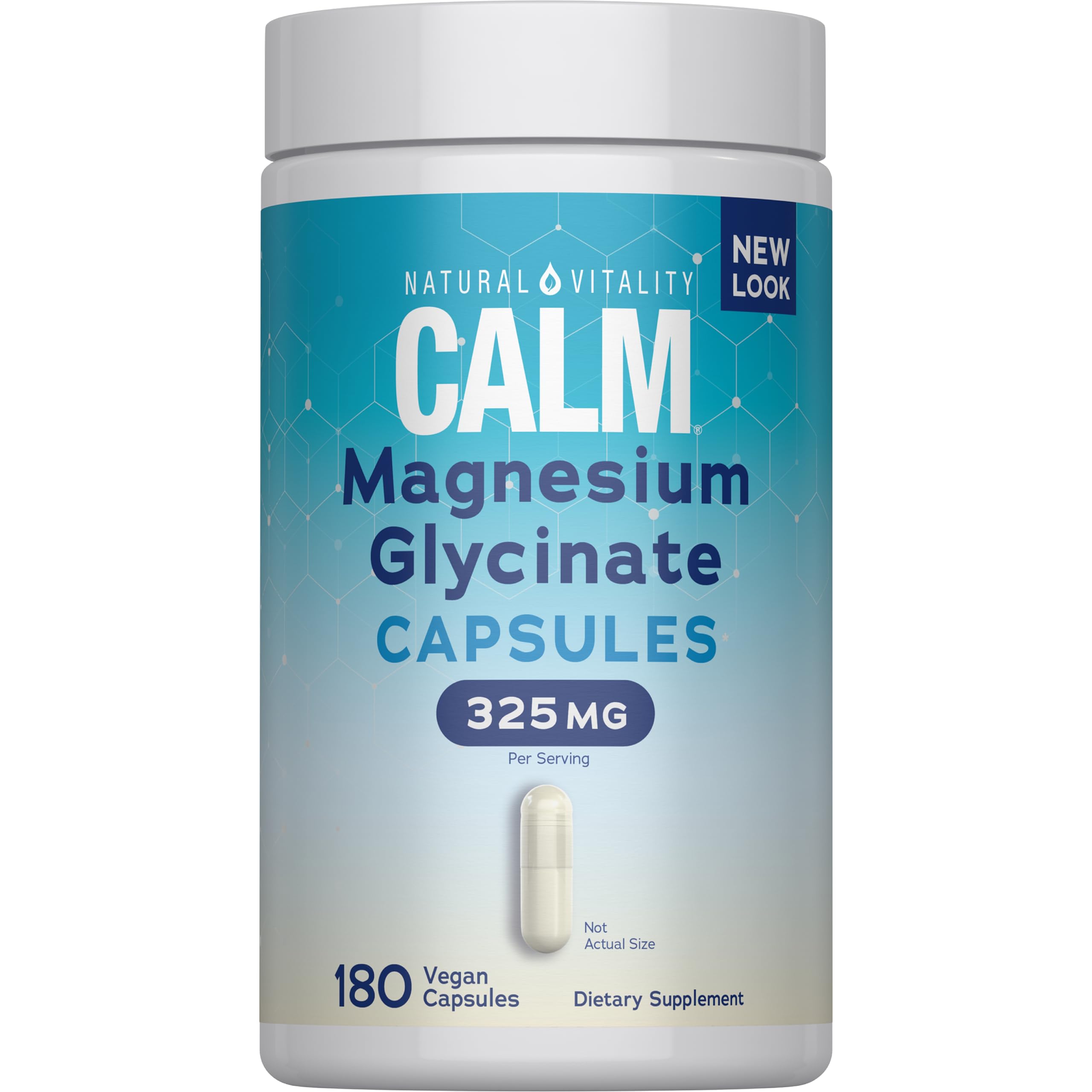Natural Vitality Calm Magnesium glycinate/bisglycinate Capsule