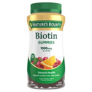 Nature’s Bounty Biotin 1000 mcg Gummy – 110 count