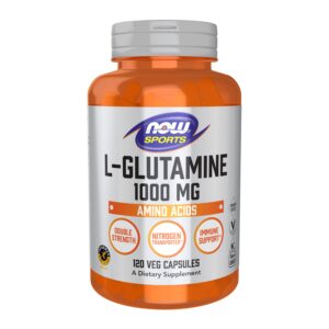 NOW Foods L-Glutamine 1,000 mg Capsule – 120 capsules