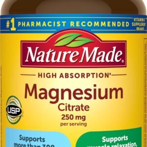 Nature Made Magnesium citrate 250 mg Softgel – 60 softgels