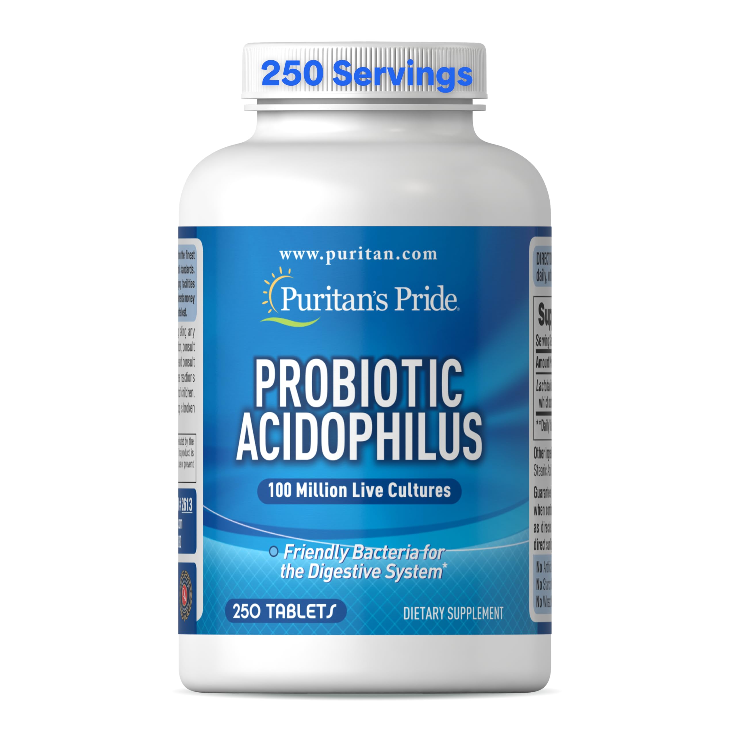 Puritan's Pride Probiotics Tablet – 250 tablets