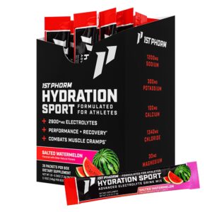 1st Phorm Hydration Sticks, Salted Electrolytes