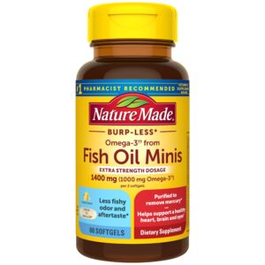 Nature Made Fish oil omega-3 1400 mg Softgel – 60 softgels