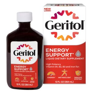 Geritol Liquid Energy Support, Iron
