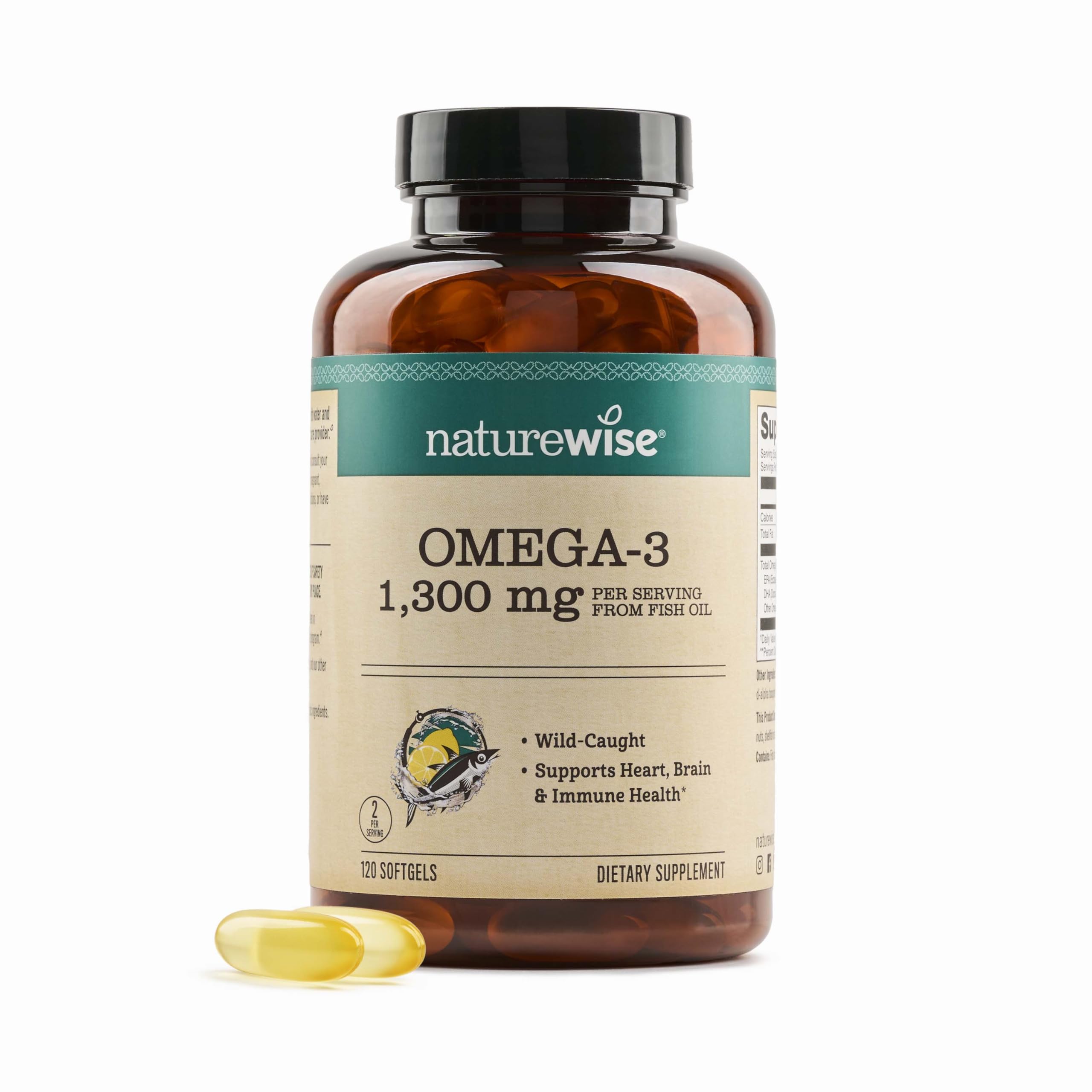 NatureWise Ultra Fish oil omega-3 2200 mg Softgel – 120 softgels