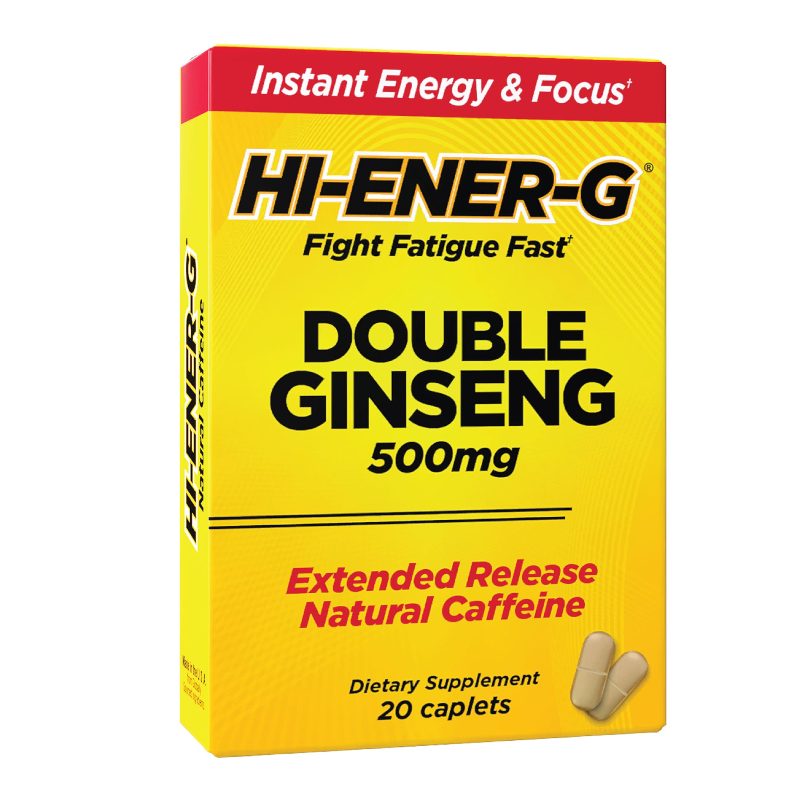 Windmill Consumer Products Hi-EnerG Triple Ginseng 500 mg – 20 servings