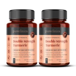 Double Strength Curcumin/turmeric extract 1000 mg Tablet – 360 tablets
