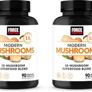 Force Factor Lion’s mane mushroom Capsule – 90 capsules