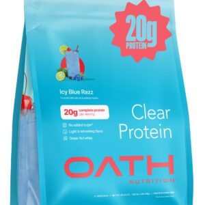 Oath Nutrition Clear Whey Protein Powder – 21 servings