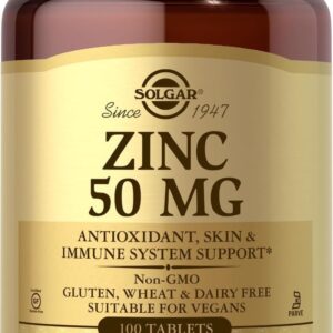 Solgar Zinc 50 mg Tablet – 100 tablets