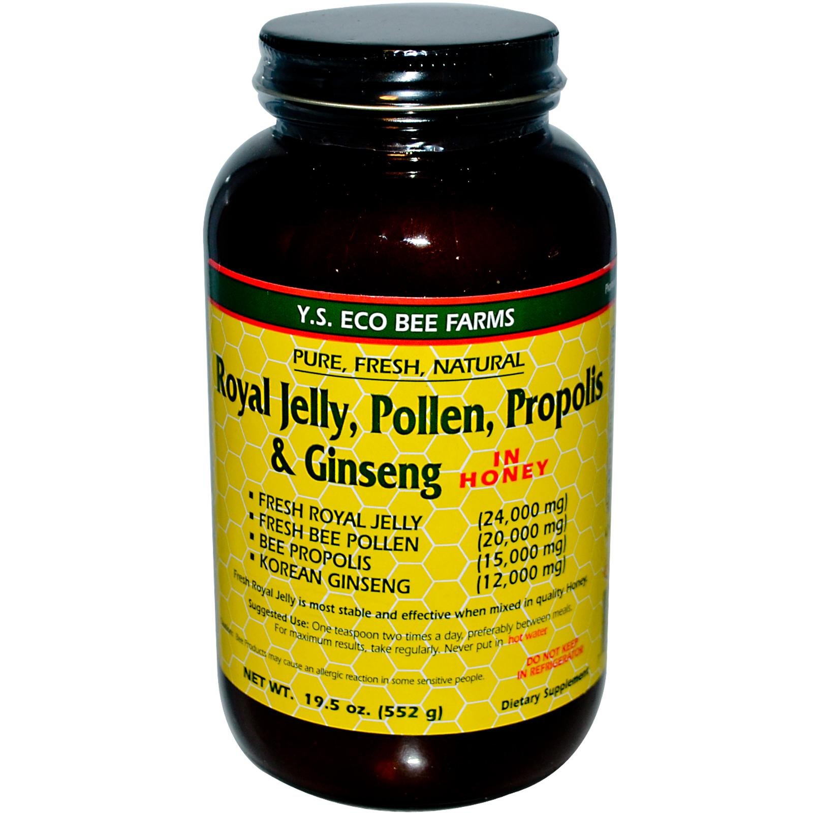 YS Royal Jelly, Pollen, Propolis Ginseng Liquid