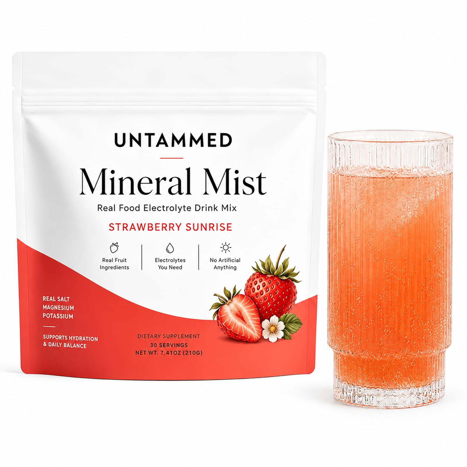 Untamed Mineral Mist Electrolytes, Daily Electrolytes Powder – 30 servings