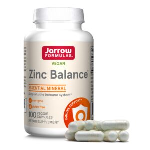 Jarrow Zinc 15 mg Capsule – 100 capsules