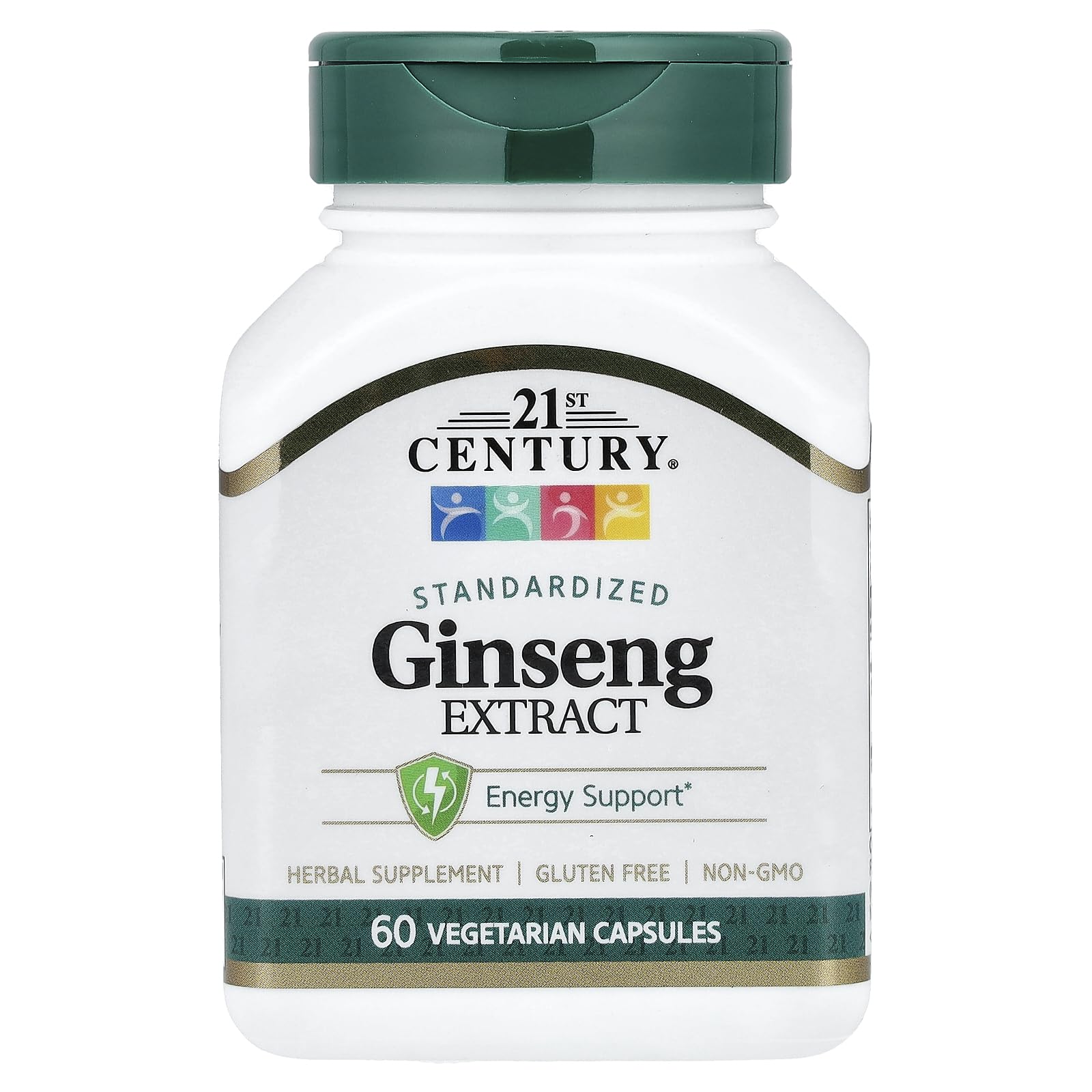 21st Century Ginseng 200 mg Capsule – 60 count