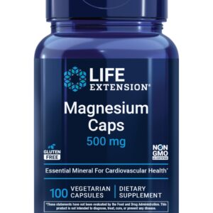 Life Extension Magnesium oxide 500 mg Capsule – 100 capsules