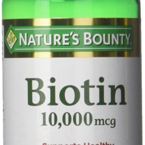 Nature’s Bounty Biotin 10,000 mcg Softgel