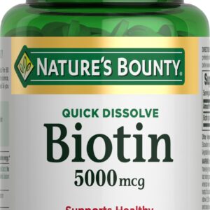 Nature’s Bounty Biotin 5000 mcg Tablet – 60 tablets
