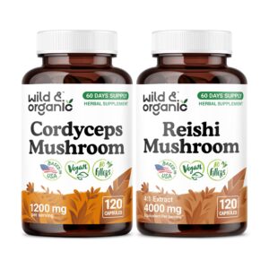Cordyceps Reishi mushroom Capsule – 120 capsules