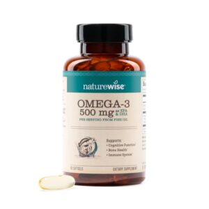 NatureWise Fish oil omega-3 500 mg Softgel – 60 softgels