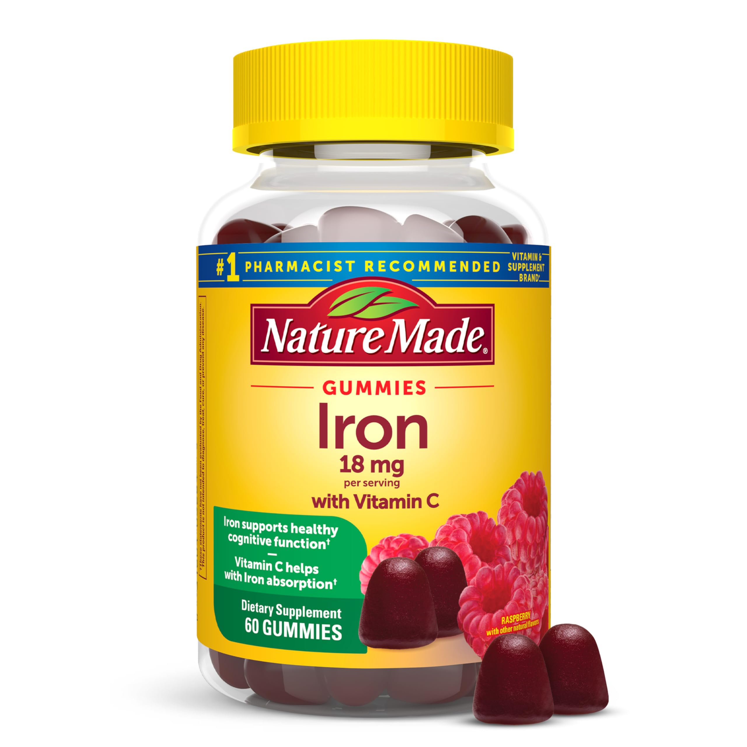 Nature Made Iron 18 mg Gummy – 60 gummies