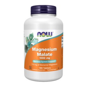 NOW Foods Magnesium 1000 mg Tablet – 180 tablets