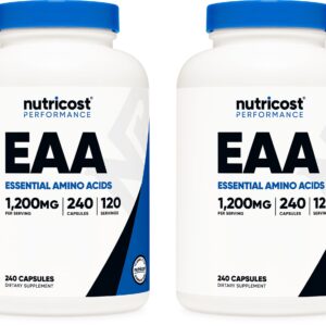 Nutricost EAAs 1200 mg Capsule – 120 servings