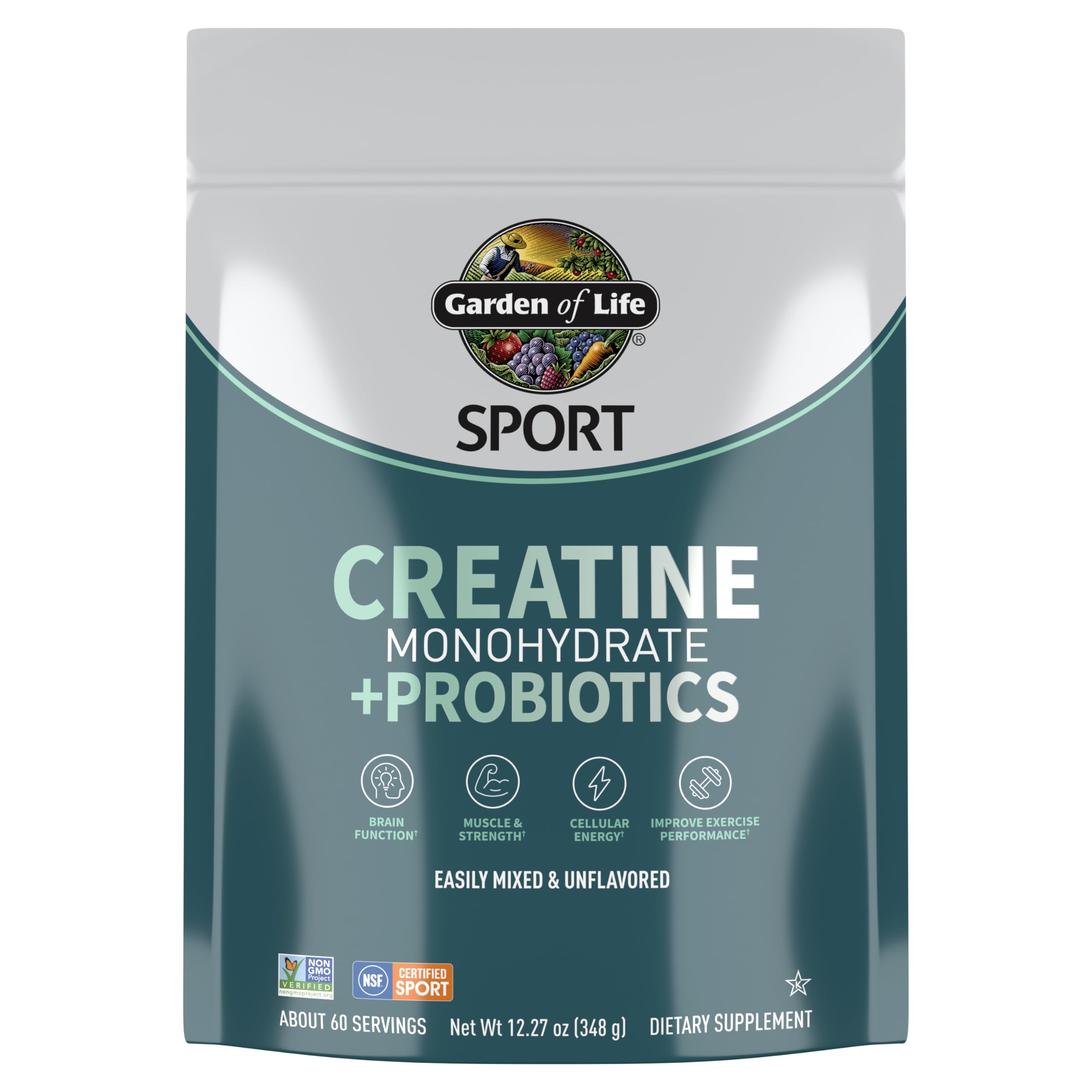 Garden of Life Creatine monohydrate Powder – 60 servings