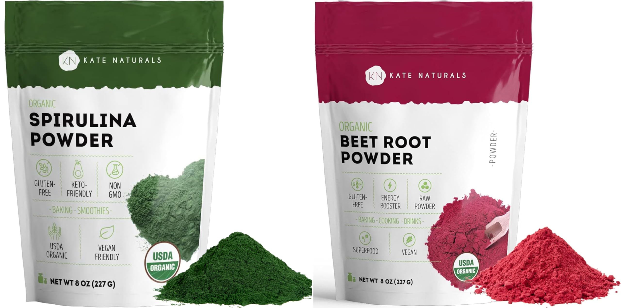Kate Naturals Organic Spirulina Powder