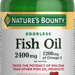Nature’s Bounty Fish oil omega-3 1200 mg Softgel