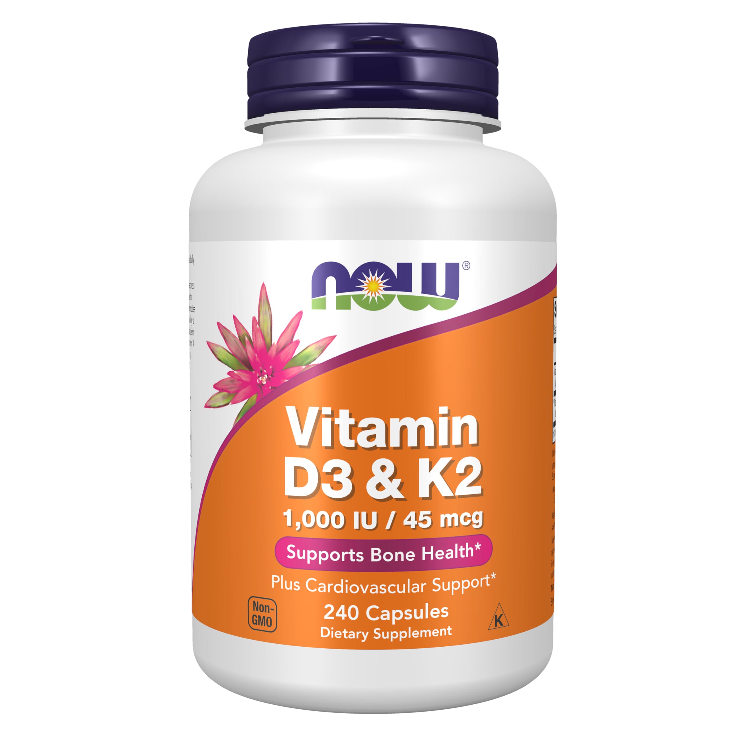 NOW Supplements Vitamin D3 (cholecalciferol) 1,000 IU Capsule – 240 capsules