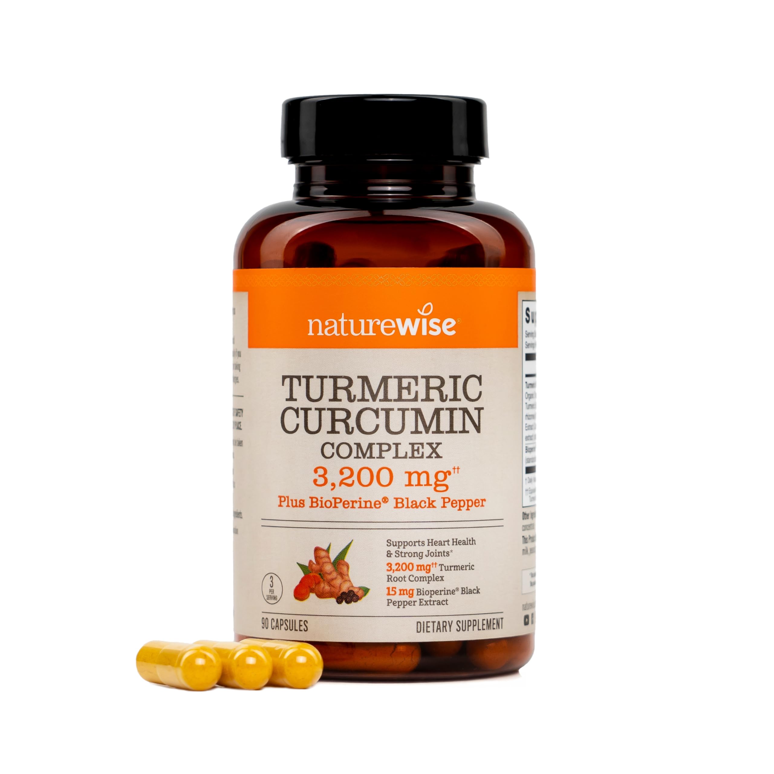 NatureWise Curcumin/turmeric extract 3200 mg Capsule – 90 capsules