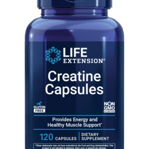 Life Extension Creatine monohydrate Capsule – 120 capsules