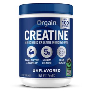 Orgain Creatine monohydrate Powder – 100 servings