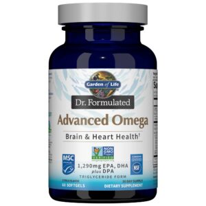 Garden of Life Fish oil omega-3 Softgel – 60 softgels