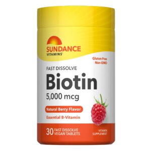Sundance Biotin 5000 mcg Tablet – 30 tablets