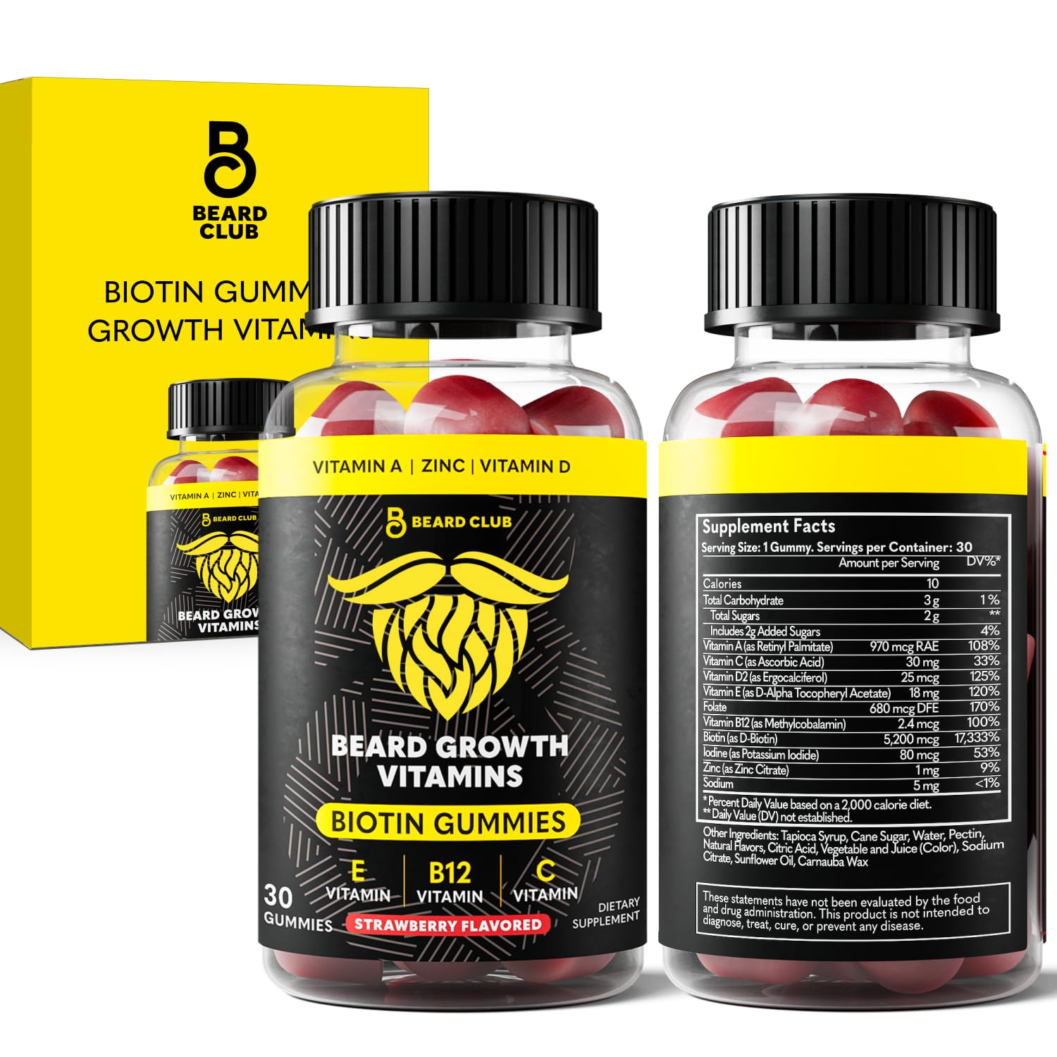 The Beard Club Hair Supplements Gummy
