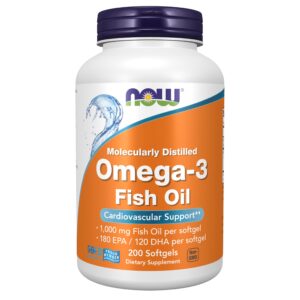 NOW Foods Omega-3 Softgel – 200 softgels