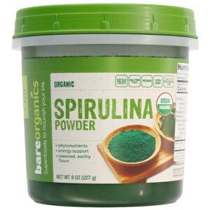 BareOrganics Vegan Protein Powder – 8 Oz