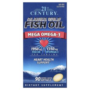 21st Century Fish oil omega-3 Softgel – 90 count