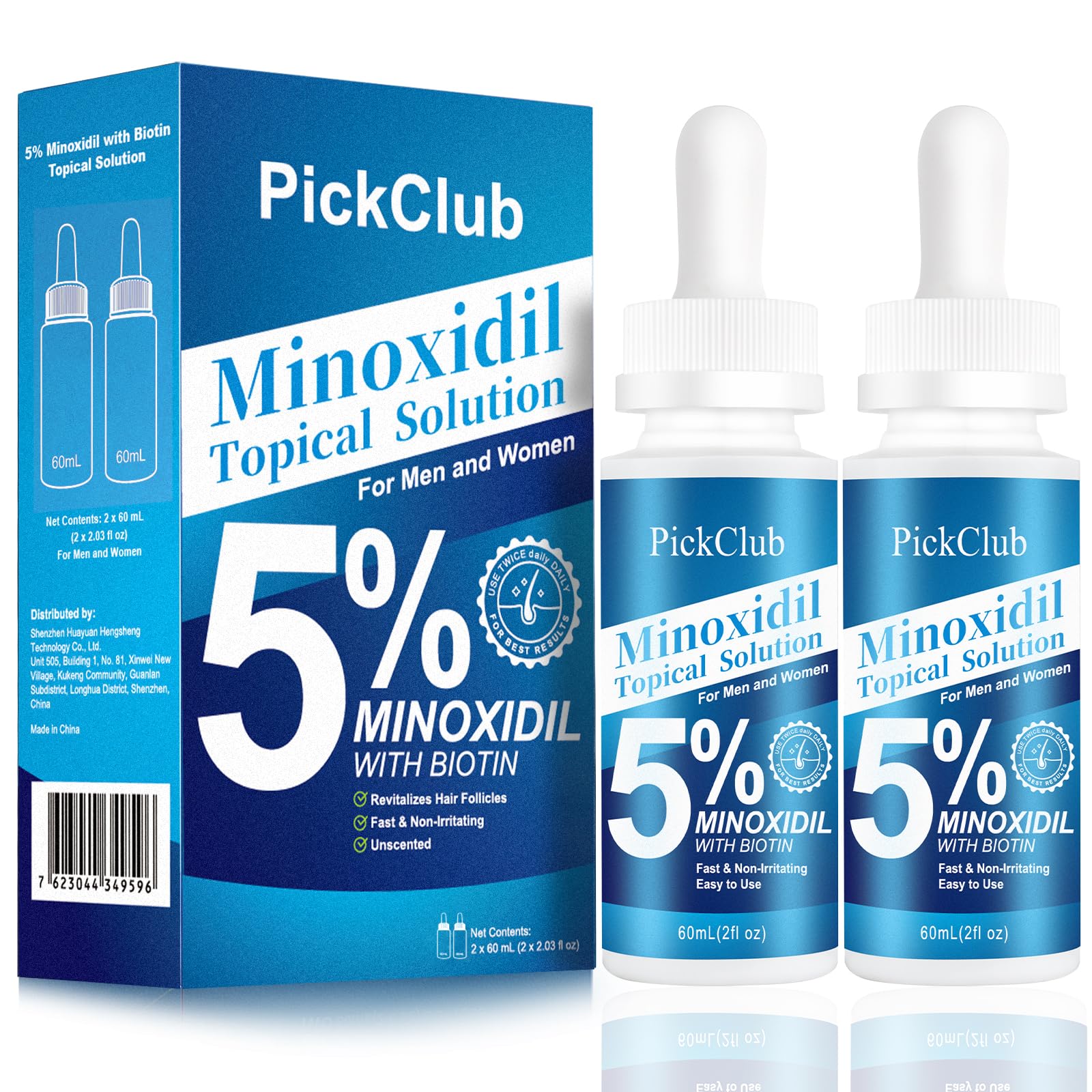 5% Minoxidil with Biotin