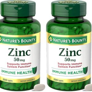 Nature’s Bounty Zinc 50 mg Tablet – 250 caplets