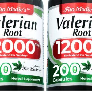 FITO MEDIC’S Lab | Valerian 12000 mg Capsule – 200 capsules